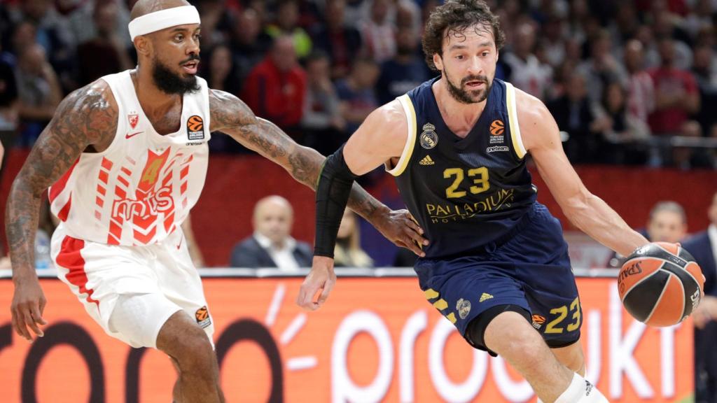 Sergio Llull ante Estrella Roja.
