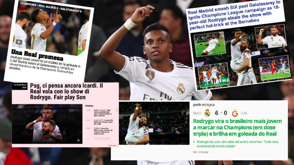 La prensa internacional alucina con Rodrygo