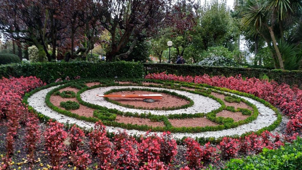 El reloj floral de A Coruña