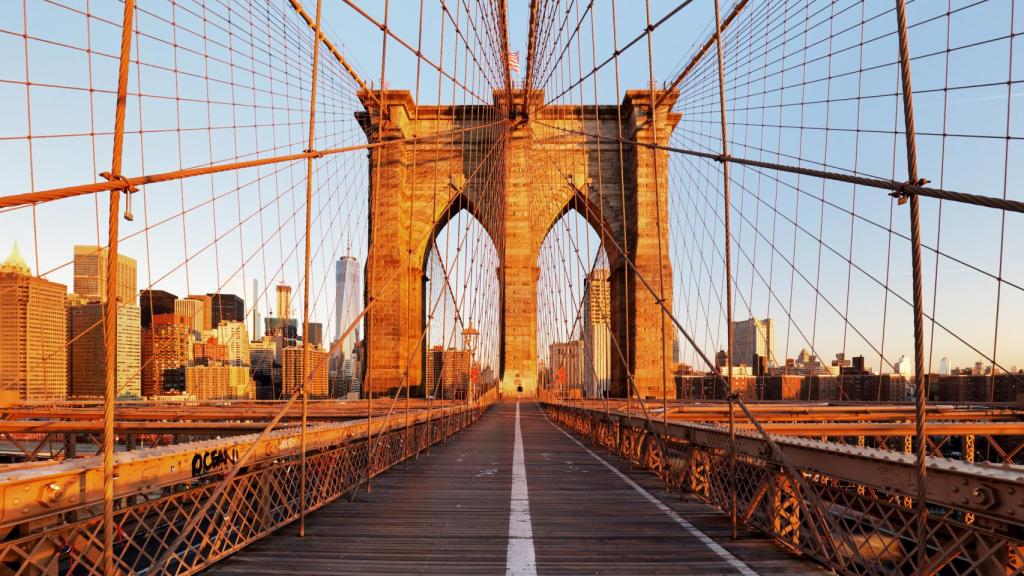 El puente de Brooklyn.