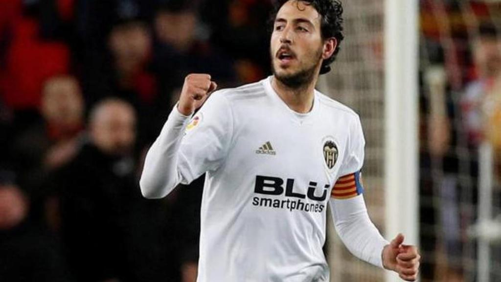 Dani Parejo, en el partido frente al Lille