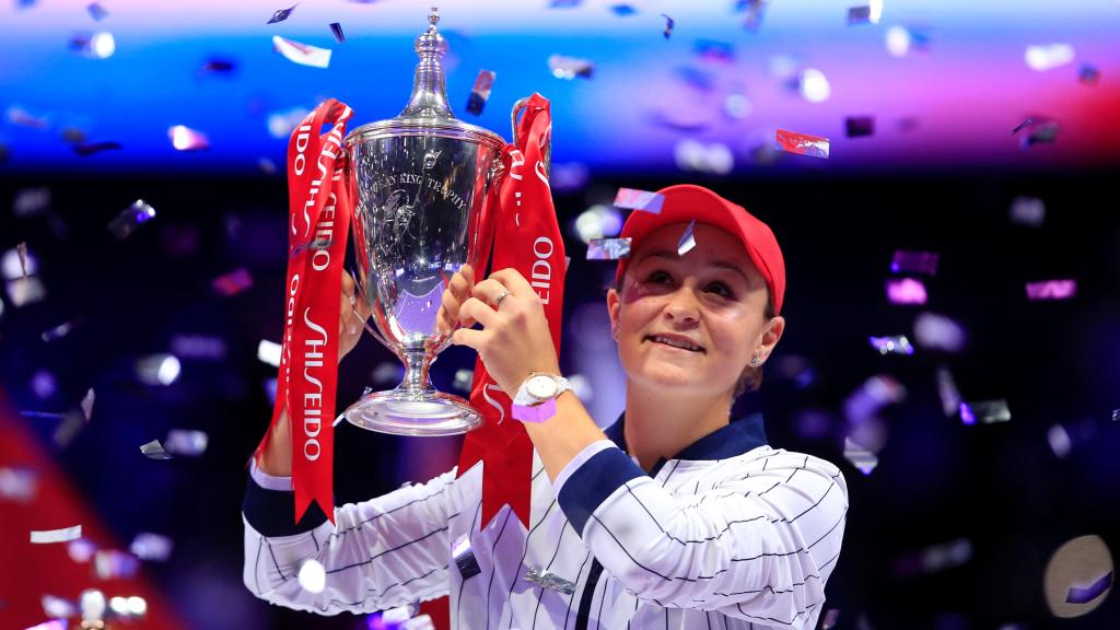 Ashleigh Barty, tras ganar las WTA Finals