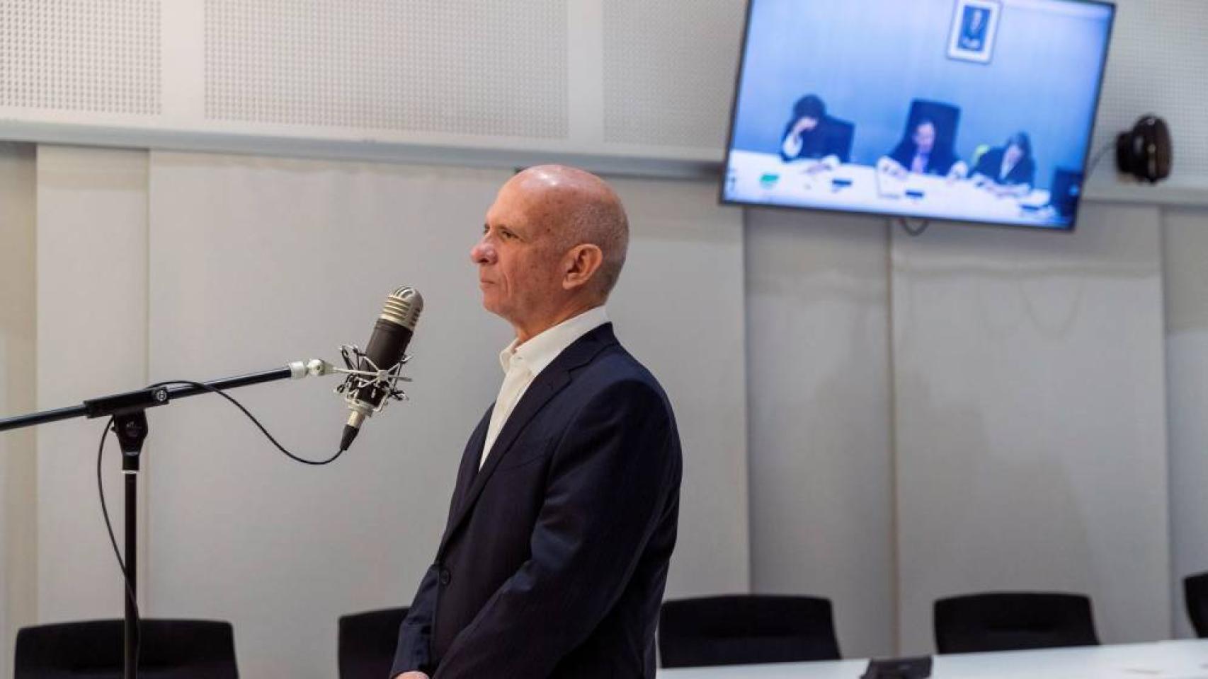 Hugo Carvajal, en la vista de extradición celebrada en la Audiencia Nacional el 12 de septiembre./