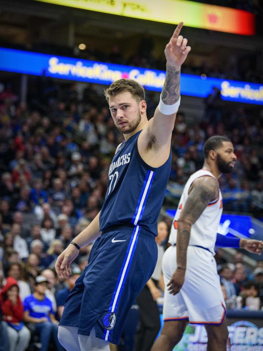 Luka Doncic, ante los New York Knicks