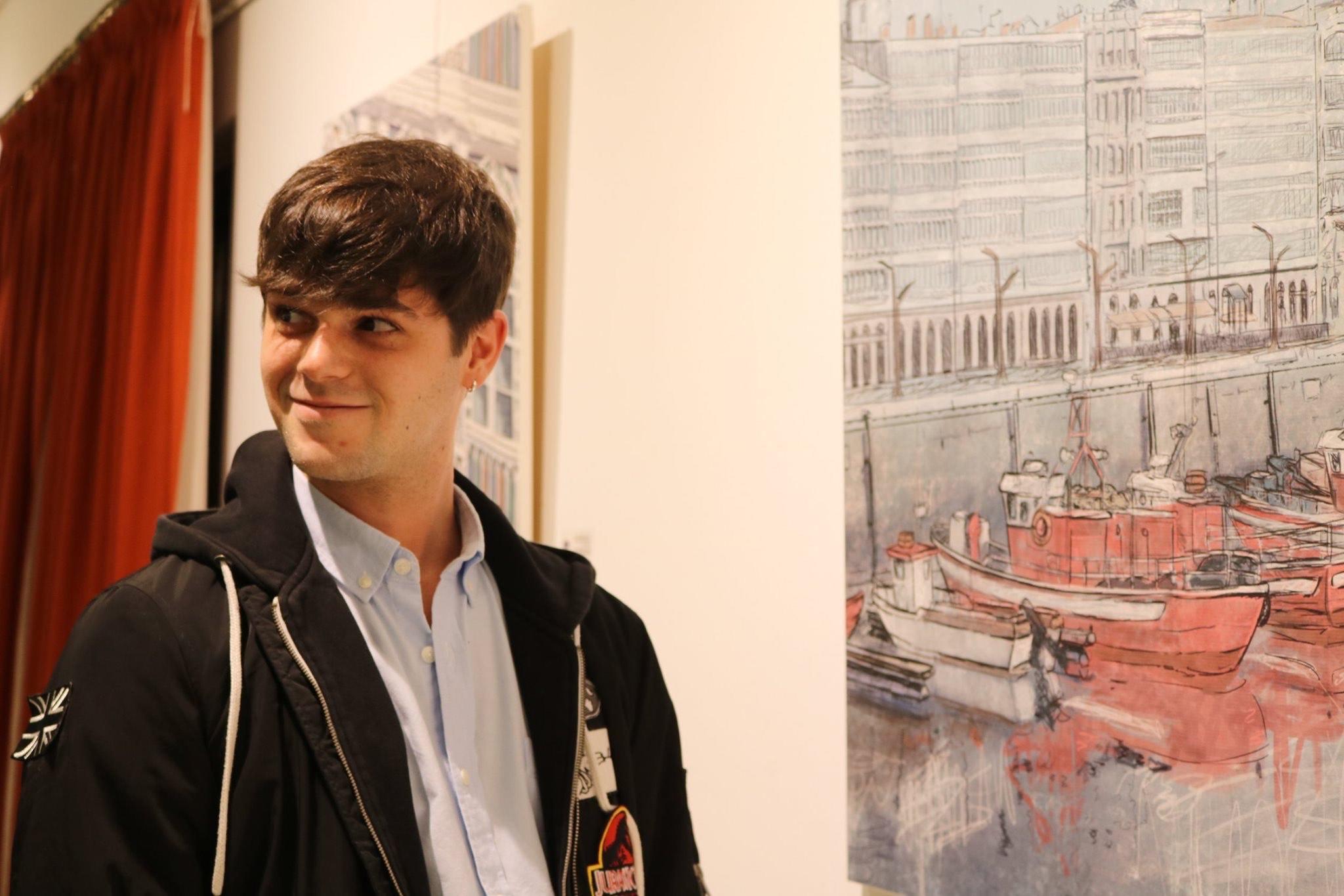 Rodrigo Ruiz de Ramón durante la inauguración