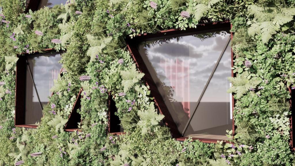 Muro verde edificio Londres