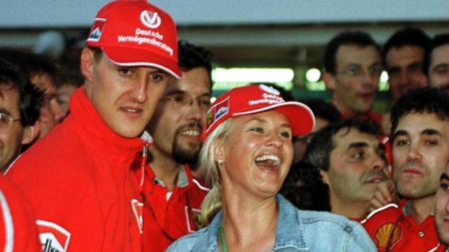 Michael Schumacher y su esposa Corinna