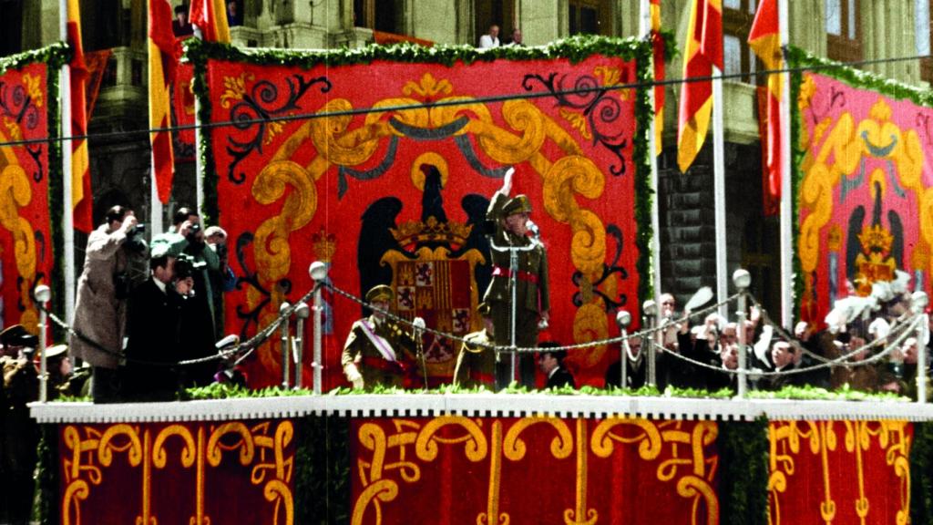 El dictador durante una ceremonia milita.