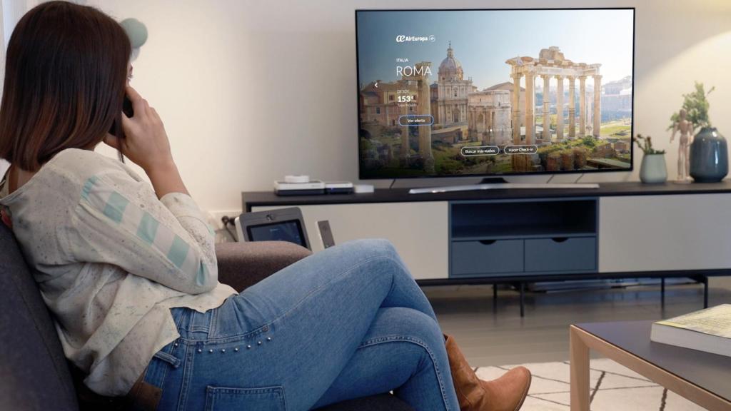 Imagen de archivo sobre la experiencia de uso de Air Europa y Aura.