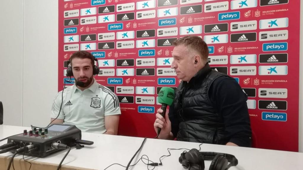 Dani Carvajal junto a Fernando Burgos en Onda Cero