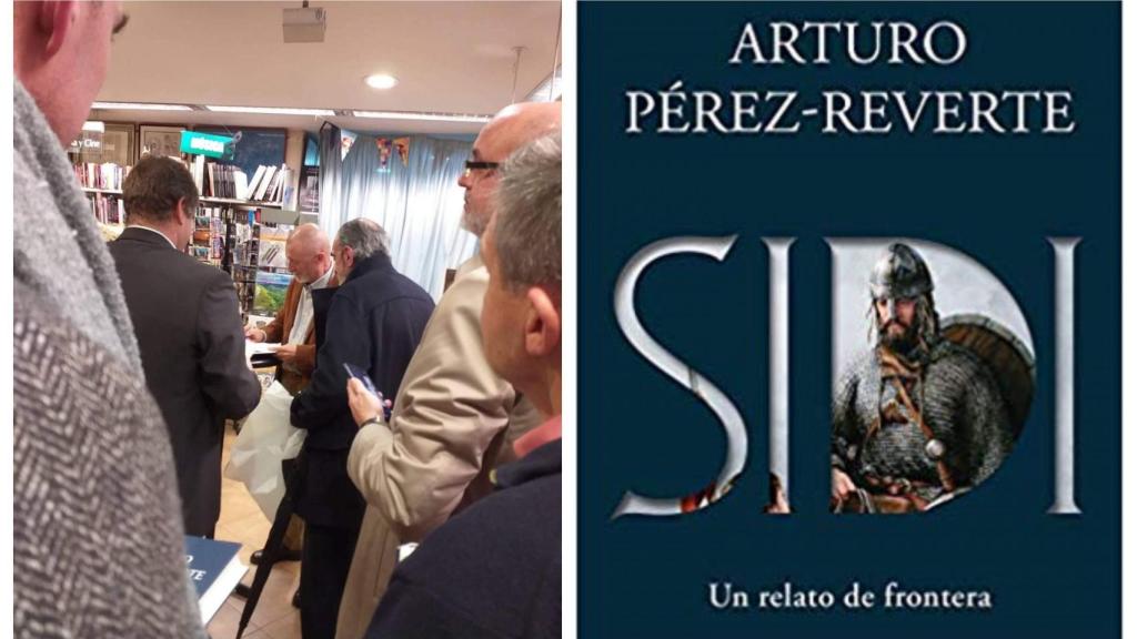 Pérez-Reverte firmando en A Coruña más de 4 horas: Que los niños no esperen