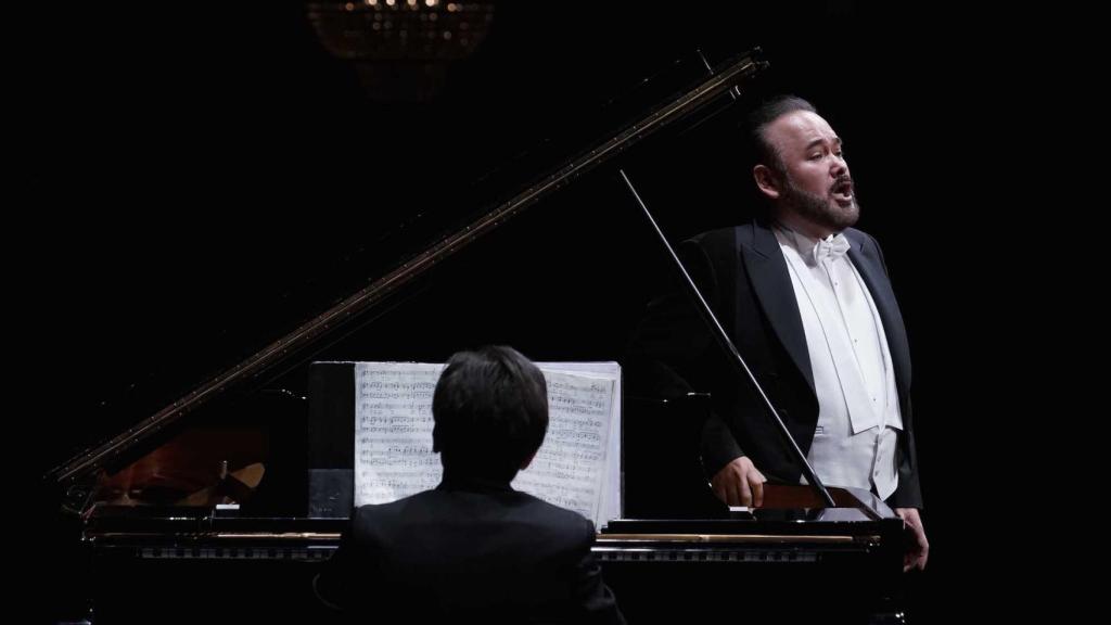 Javier Camarena, durante su recital de este miércoles.