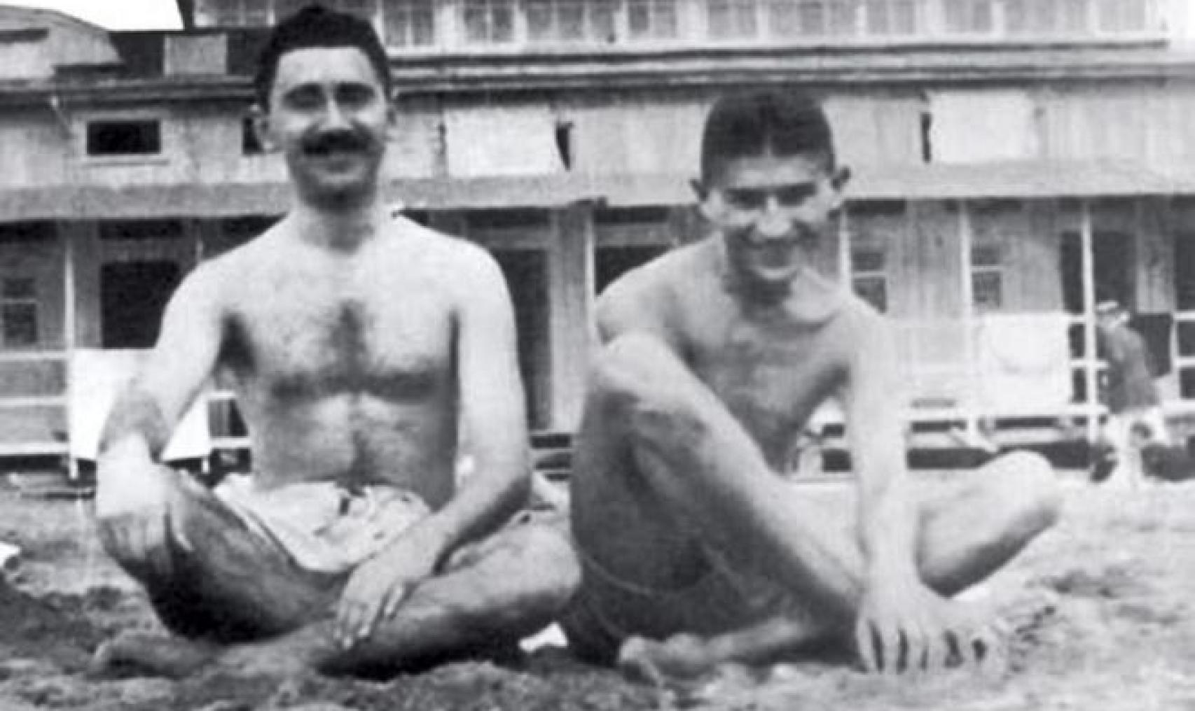 Max Brod y Franz Kafka.