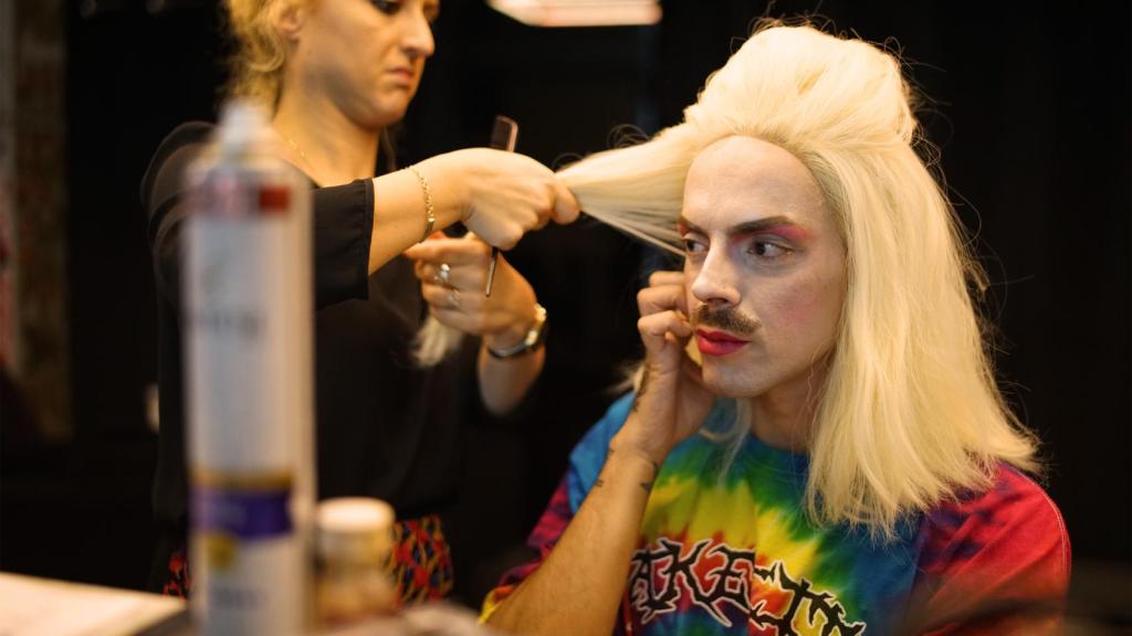 Mercurio, uno de los modelos que ha desfilado en la pasarela.