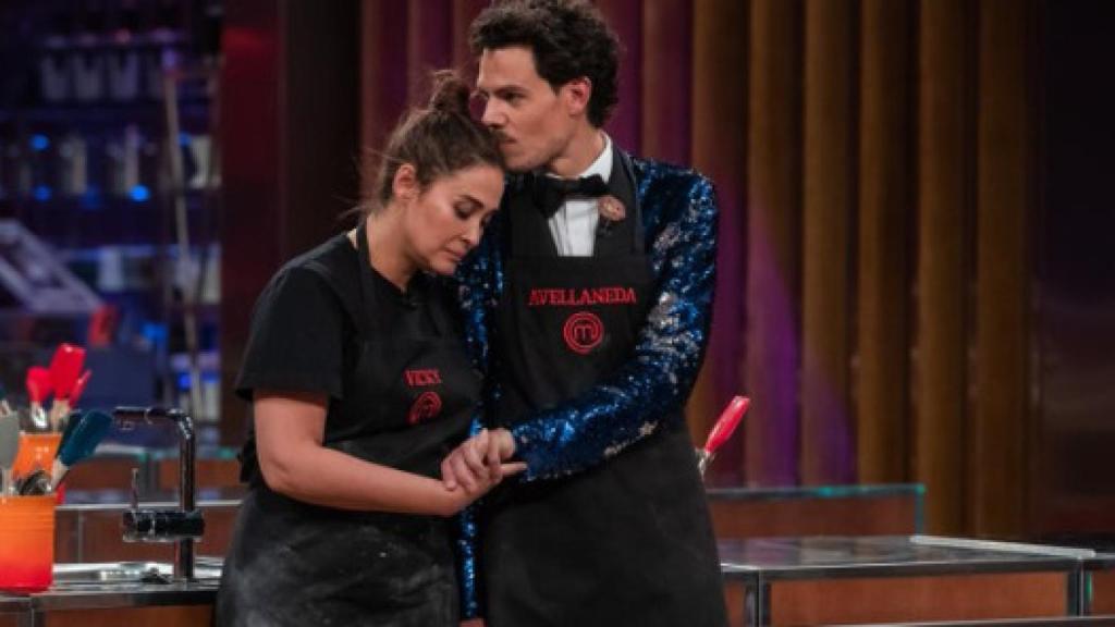 Vicky Martín Berrocal y Juan Avellaneda.