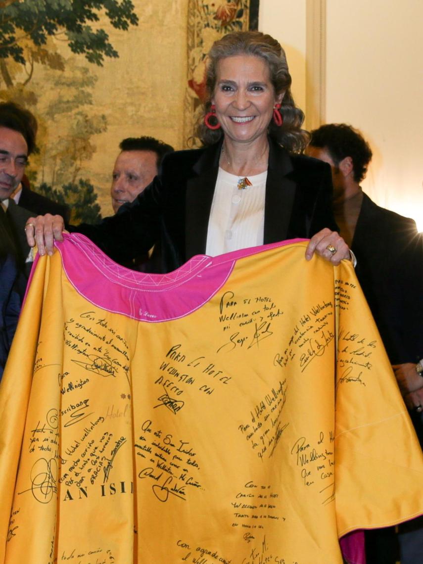 La infanta Elena ha sido reconocida por su apoyo al mundo de los toros.