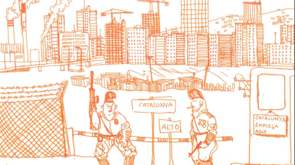 Entrada a una Cataluña sumida en una crisis de violencia.