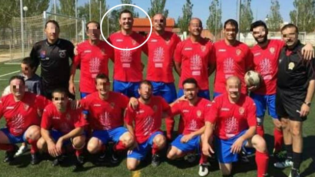 El Club Deportivo Benavente Veteranos, con Luis en la alineación.