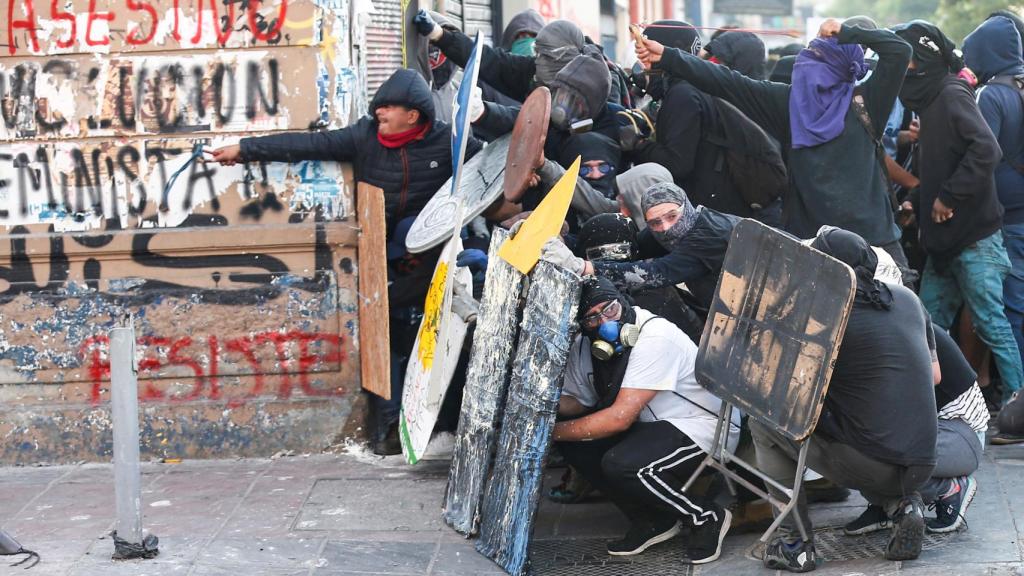 Las protestas en Chile.