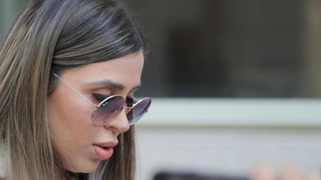 Emma Coronel, durante el juicio de 'El Chapo'.