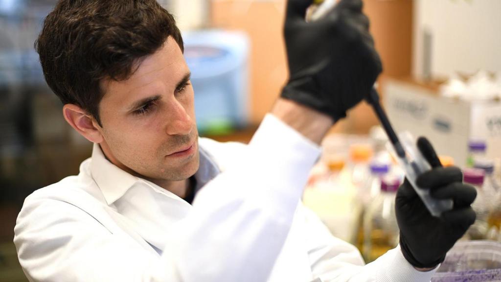 Imagen de archivo. Sampson Wilcox en su laboratorio de Pensilvania