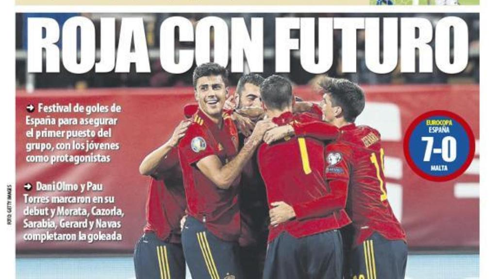 Portada Mundo Deportivo (16/11/19)