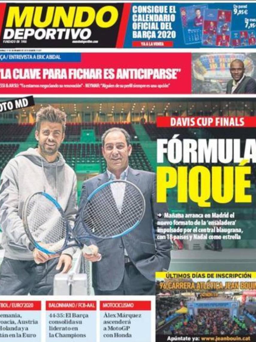 La portada del diario Mundo Deportivo