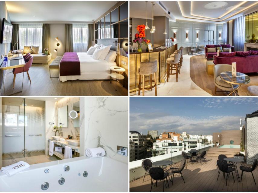 Algunas de las estancias que disfrutan Kiko y Marta en su nuevo hotel.