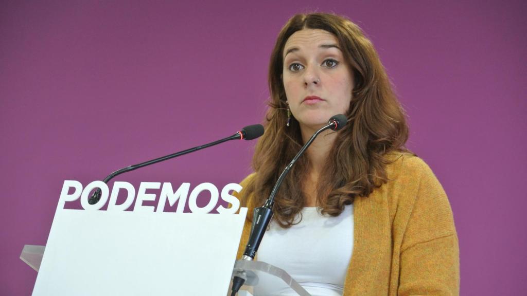 Noelia Vera, portavoz del Consejo de Coordinación de Podemos.