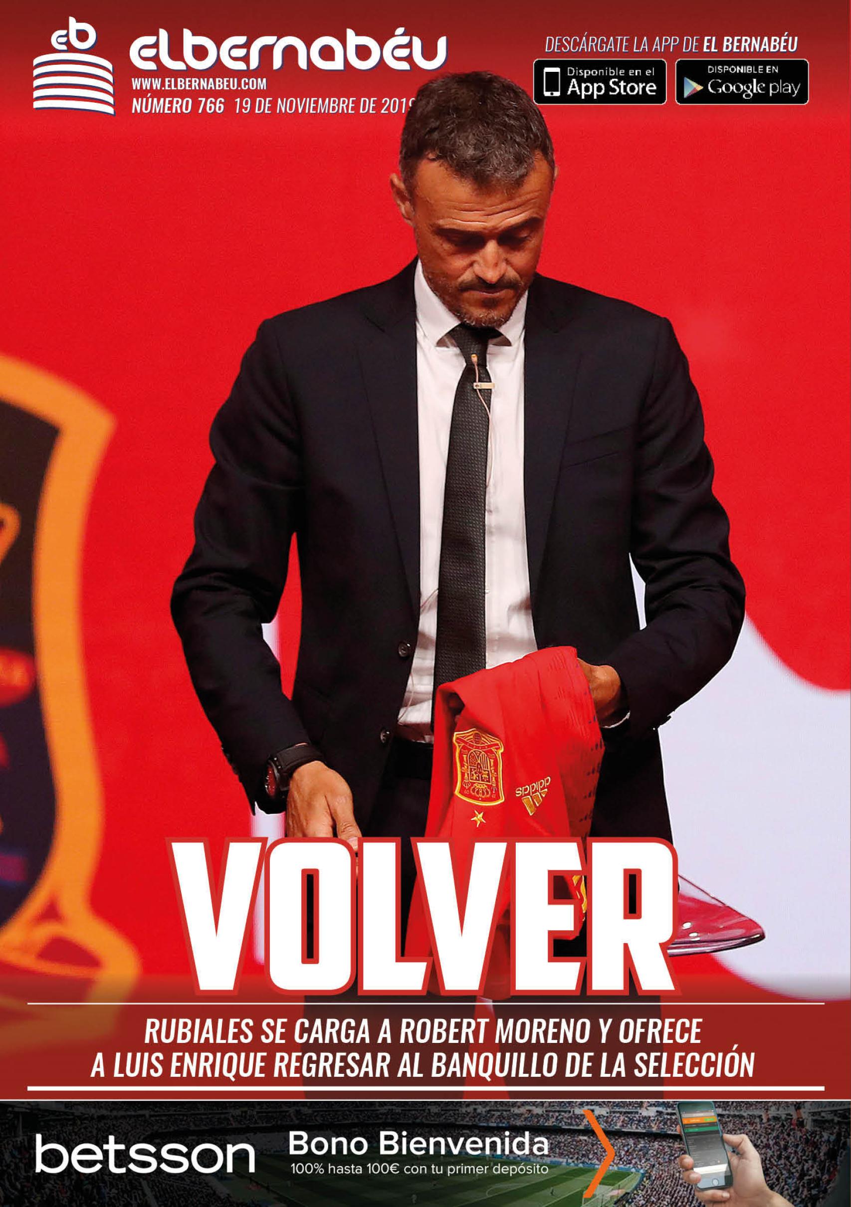 La portada de El Bernabéu (19/11/2019)