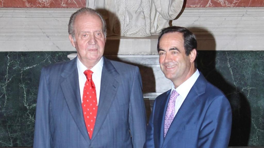 José Bono y el Rey Emérito, en una de sus últimas apariciones públicas.
