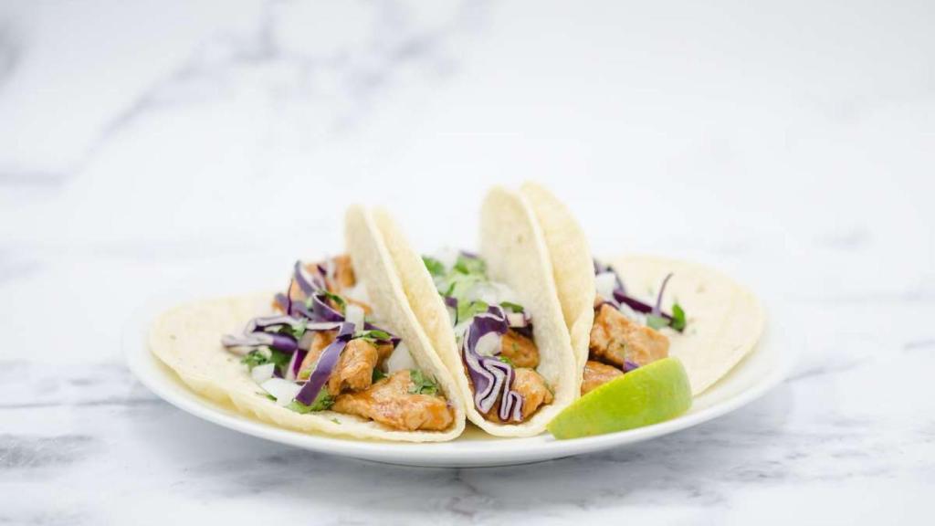 Unos tacos de pollo fabricados a partir del aire. Air Protein.