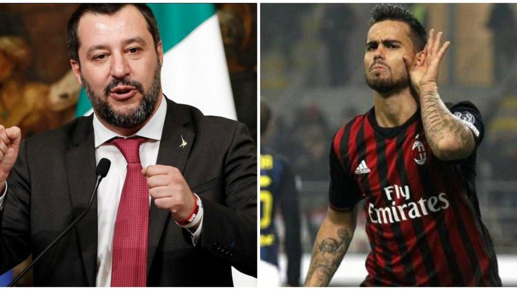 El cruce de mensajes de Salvini y Suso en Instagram