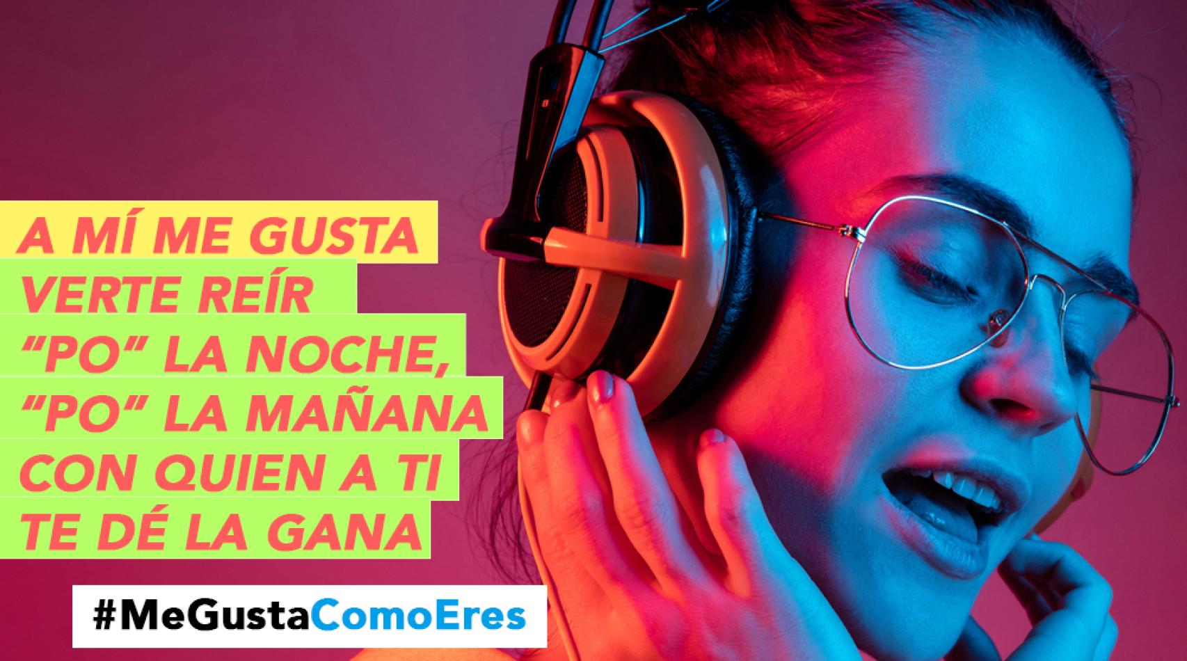 Una de las imágenes de la campaña, donde se busca prevenir la violencia de género.