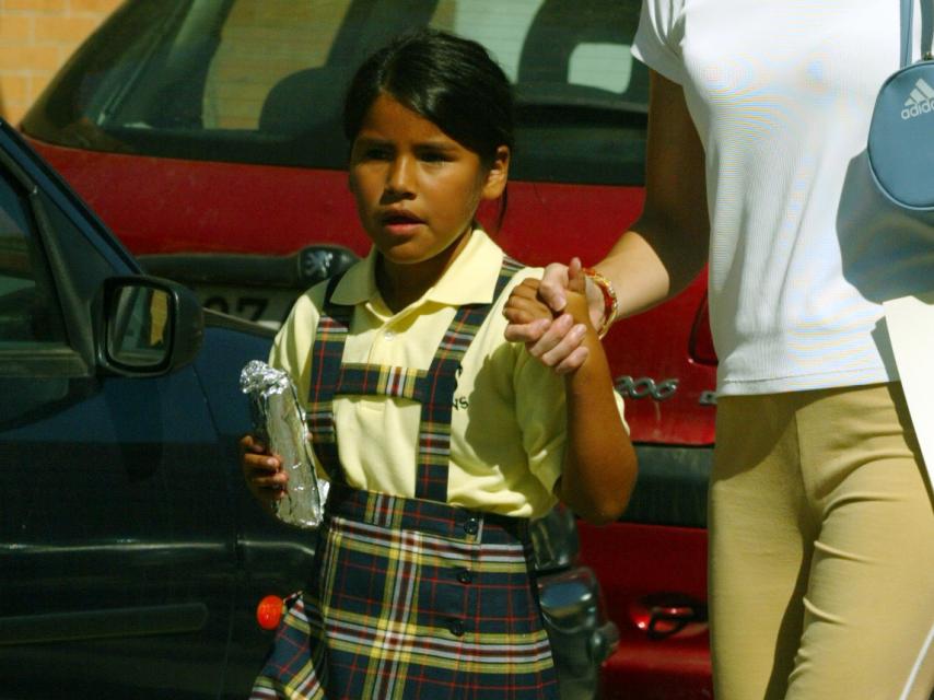 Isabel Pantoja y Julián Muñoz acudieron al colegio a pedir explicaciones.