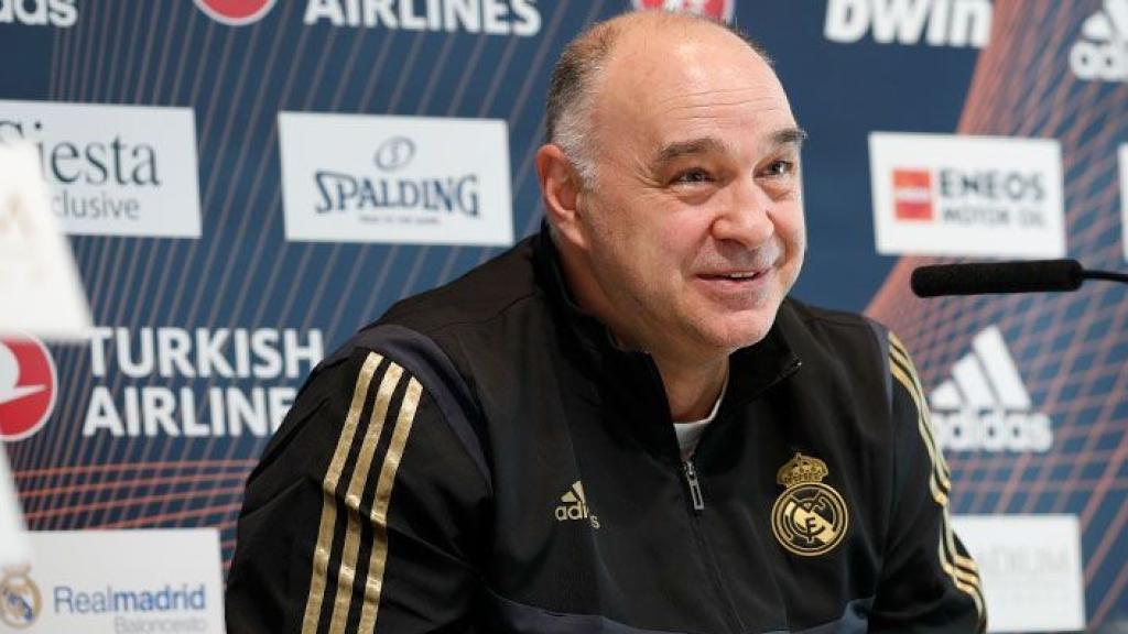 Pablo Laso, en rueda de prensa