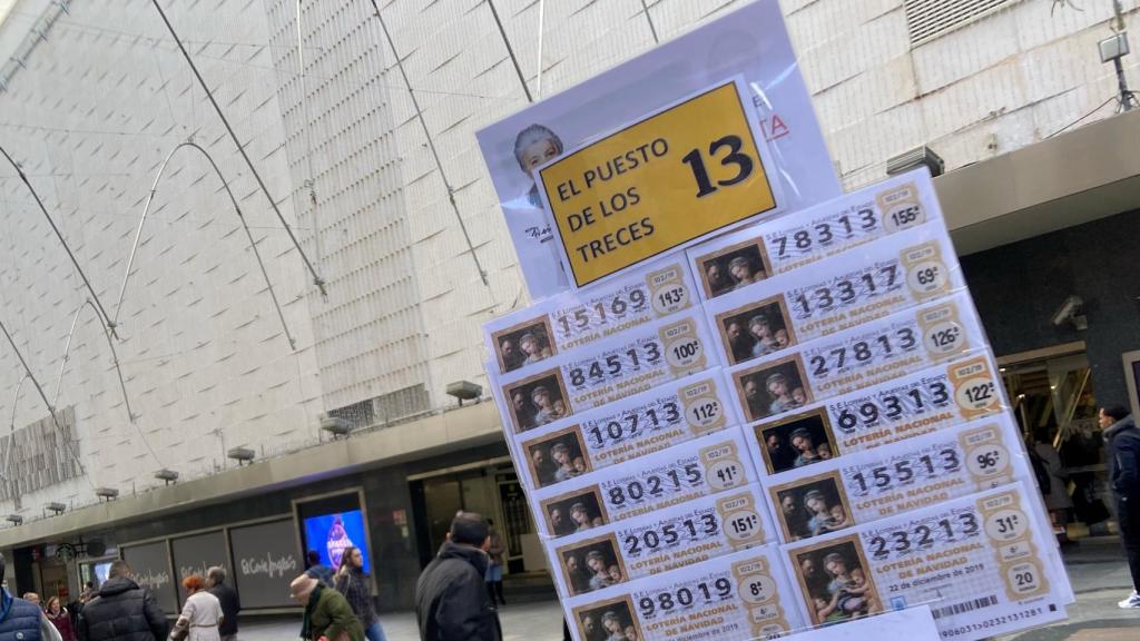 La mujer se encontró los décimos cerca de la estación de tren.