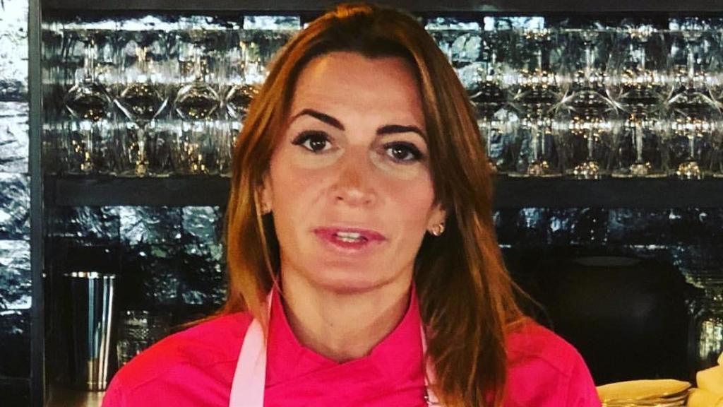 Begoña, entre fogones.