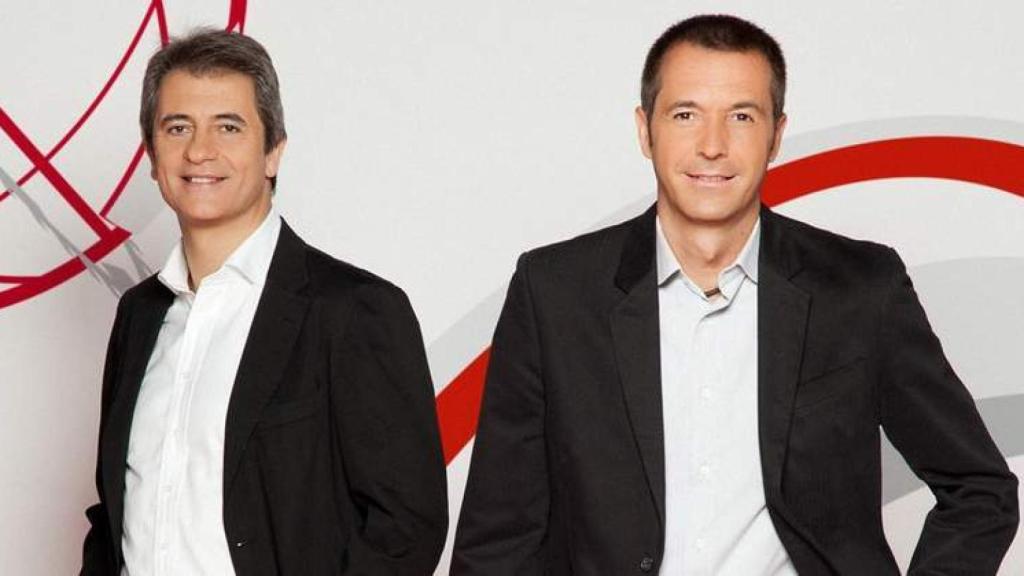 Manolo Lama y Manu Carreño, cuando presentaban 'Los Manolos' en Cuatro.