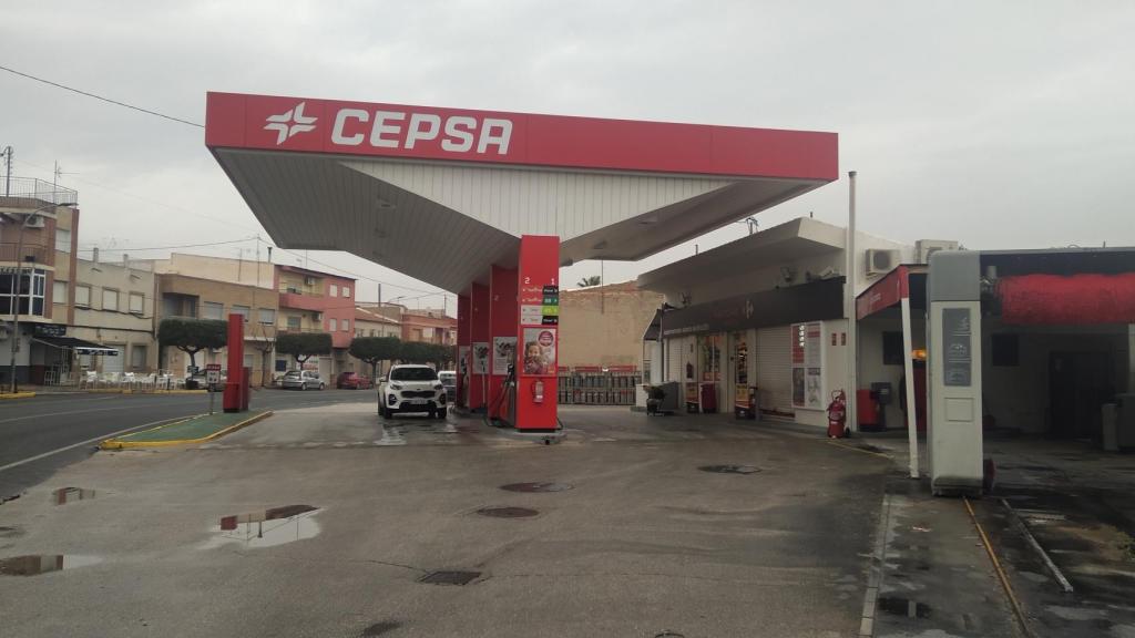 Gasolinera donde ha sucedido uno de los atracos.
