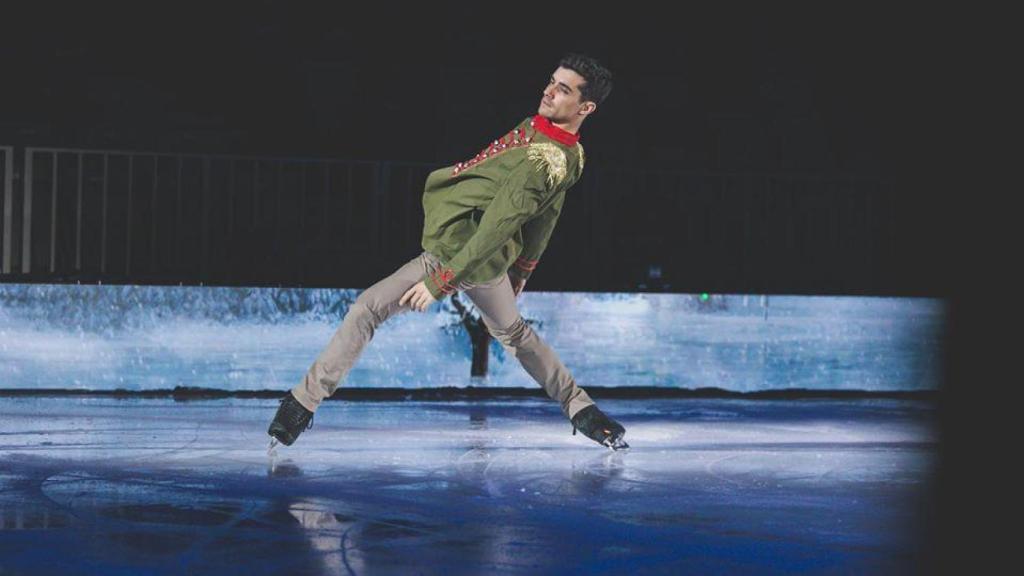 El patinador Javier Fernández calienta motores para su ‘Revolution on Ice’ en A Coruña