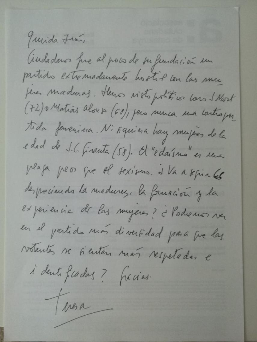 El consejo de Giménez Barbat.