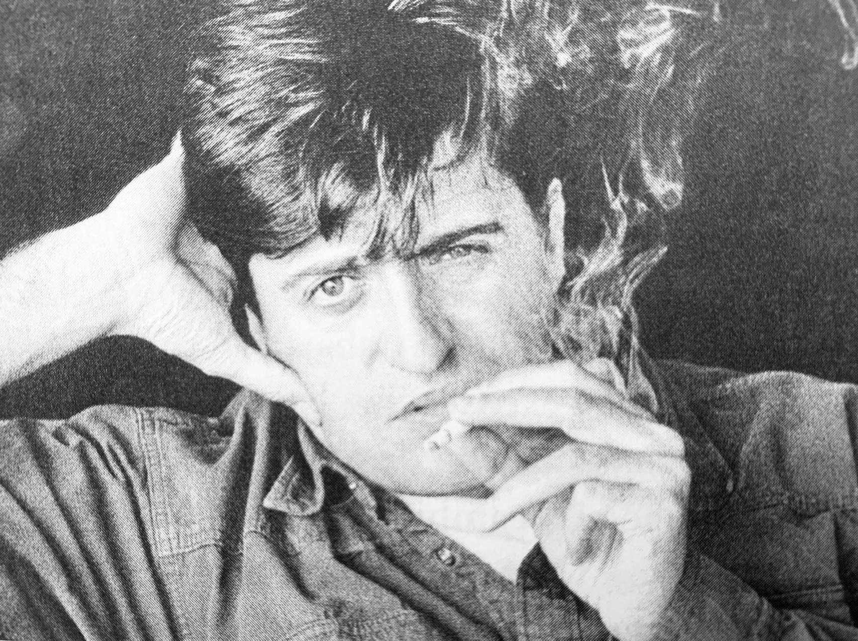 Retrato de Gloria Rodríguez a lo James Dean.