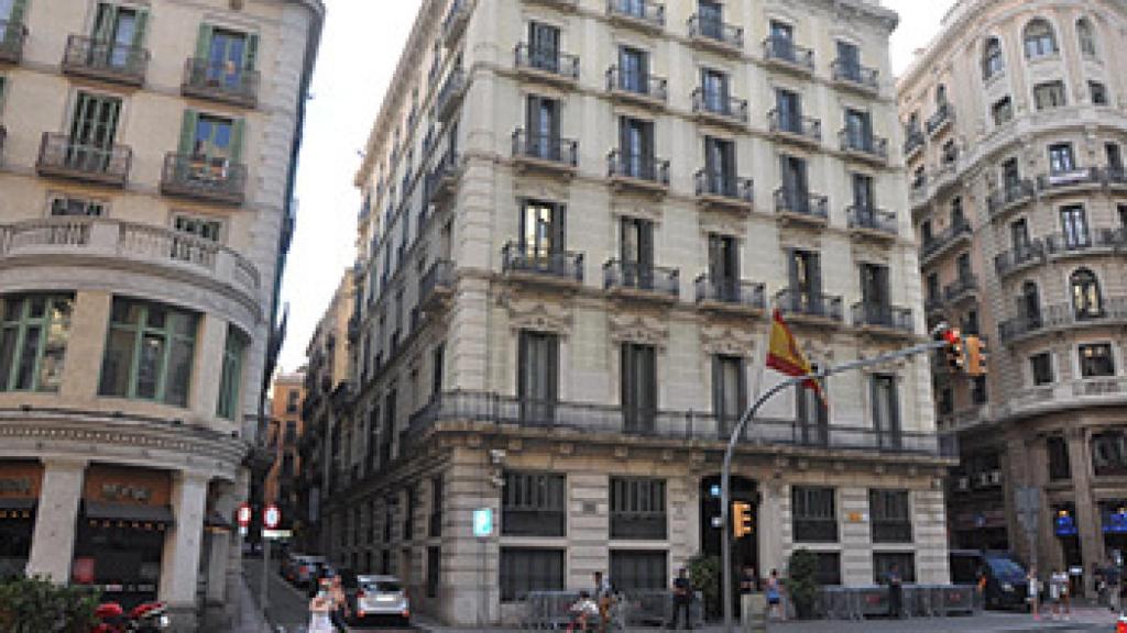 Edificio histórico de la Jefatura de Policía Nacional, en el 43 de la Vía Layetana