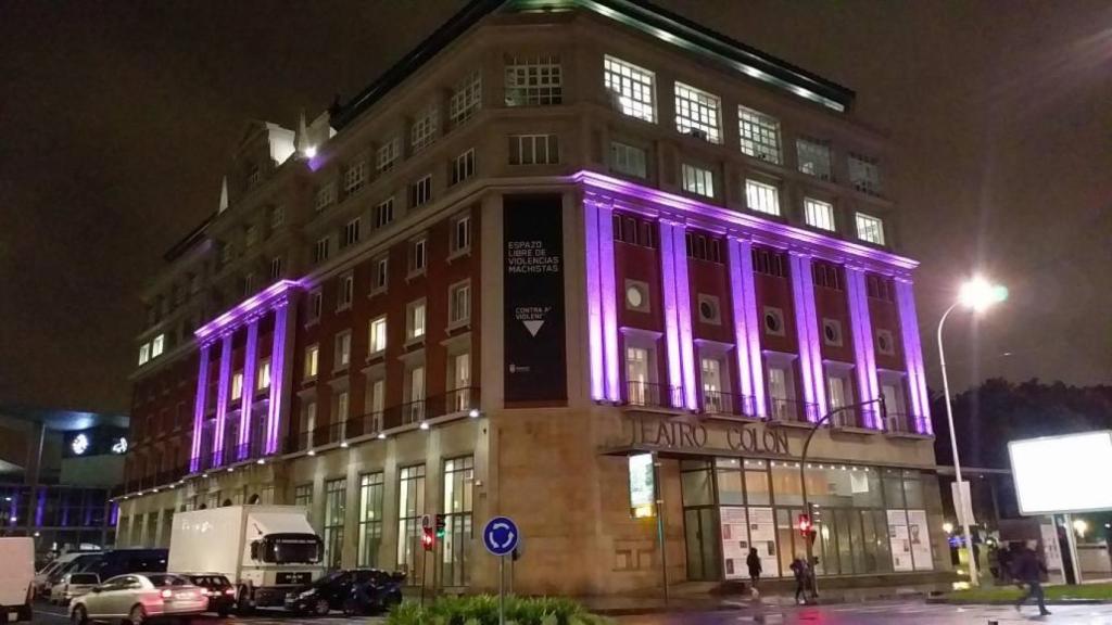A Coruña ya se viste de morado contra la violencia de género