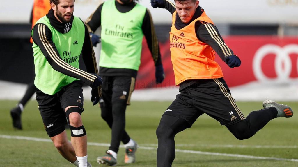 El Real Madrid se entrena en Valdebebas