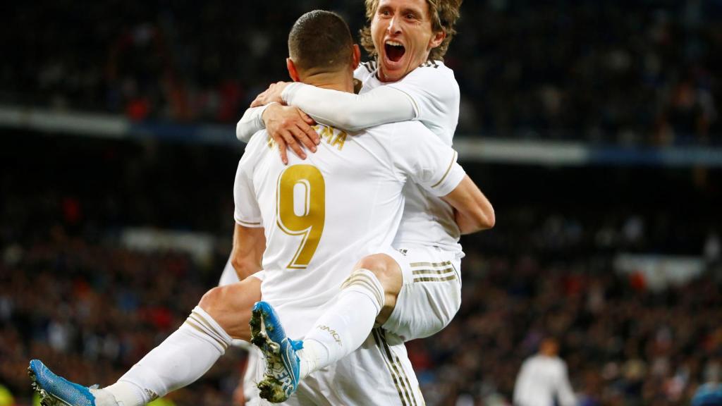 Modric con Benzema