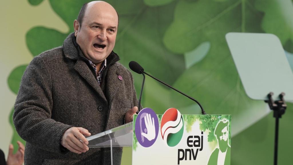 El presidente del EBB del PNV, Andoni Ortuzar, en una imagen de archivo.