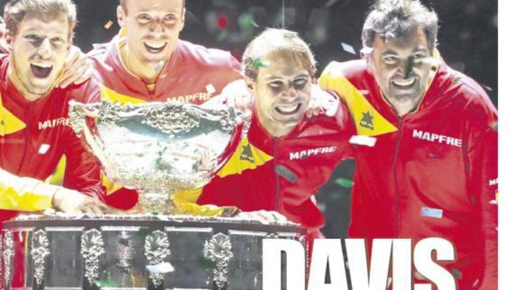 La portada del diario Mundo Deportivo (25/11/2019)