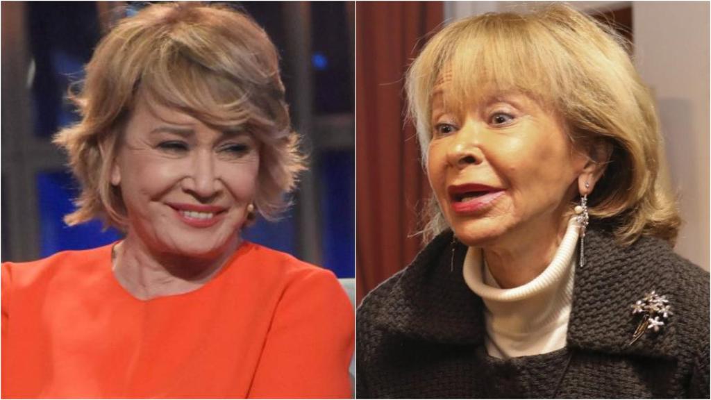 Mila Ximénez y María Teresa Fernández de la Vega en un combo de Jaleos.